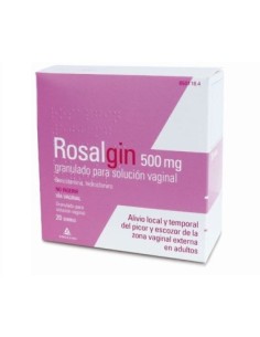 Rosalgin 500 Mg 20 Sobres