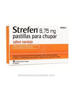 STREFEN 8,75 MG PASTILLAS...