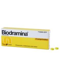 Biodramina 50 Mg 4 Comprimidos