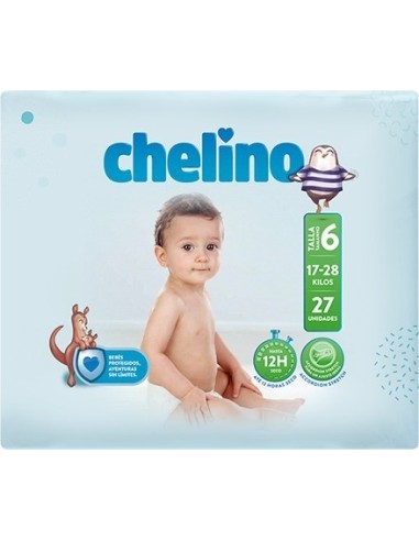 Chelino Love Pañal Talla 6 17-28 Kg...