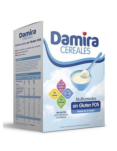 Damira Multicereales FOS Sin Gluten...