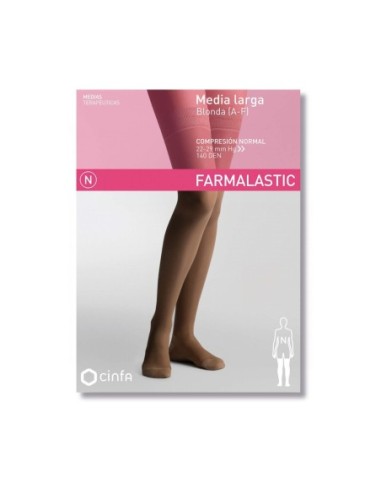 Farmalastic Media Larga Blonda Comp....